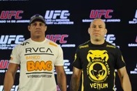 Vitor Belfort e Wanderlei Silva são os técnicos das equipes do reality show americano The Ultimate Fighter. Lutas, UFC. <!-- NICAID(8178213) -->