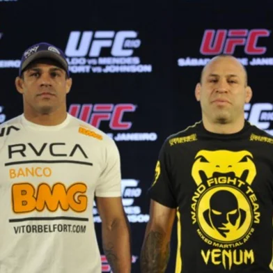 Vitor Belfort e Wanderlei Silva são os técnicos das equipes do reality show americano The Ultimate Fighter. Lutas, UFC. <!-- NICAID(8178213) -->