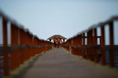 Pelotas, RS, BrasilBlitz no litoral Sul. População aproveita tarde de calor na Praia do Laranjal.<!-- NICAID(15290042) -->