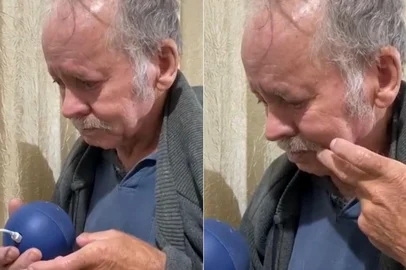 O que era para ser uma ajuda na recuperação de um AVC (acidente vascular cerebral) acabou se tornando um momento de muita emoção para Zibrail Prates de Moraes, 79 anos.<!-- NICAID(16041459) -->