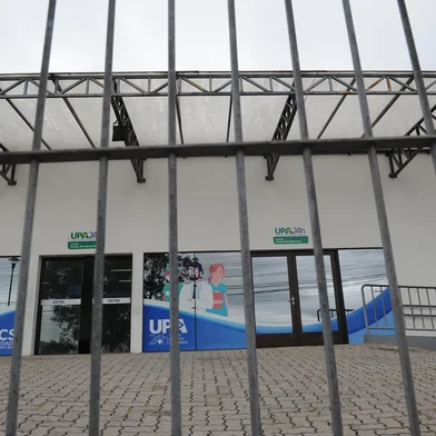 CAXIAS DO SUL, RS, BRASIL (07/06/2021)UPA zona norte fechada após resgate de preso. (Antonio Valiente/Agência RBS)<!-- NICAID(14802371) -->
