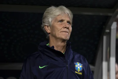 Segundo jogo da Seleção Feminina Principal na Copa do Mundo Feminina (Brisbane): Brasil x França. Thais Magalhães/CBFPia Sundhage