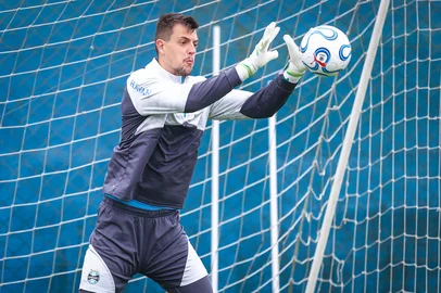 Lucas Uebel / Grêmio Thiago Beltrame, goleiro do Grêmio<!-- NICAID(16288523) -->