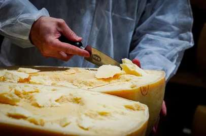 Produção de queijo da RAR, em Vacaria.<!-- NICAID(16037824) -->