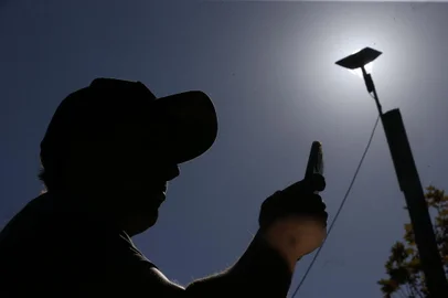 Mostardas, RS, Brasil, 23/05/2023 - Starlink oferece internet a lugares remotos através de satélites - Foto: Lauro Alves/Agências RBS<!-- NICAID(15435948) -->