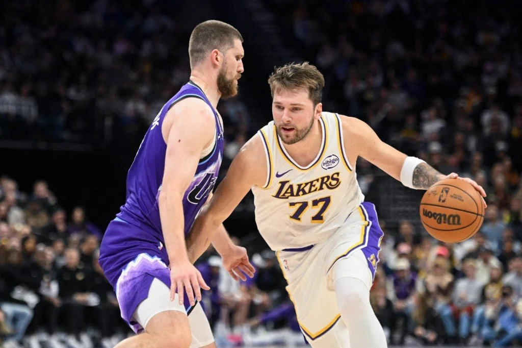 Luka Doncic brilha e comanda vitória do Los Angeles Lakers sobre Utah ...