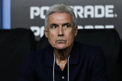 PORTO ALEGRE, RS, BRASIL, 14-04-2026 Grêmio vs Deportivo Riestra. Duelo válido pela fase de grupos da Copa Sul-Americana 2026. Foto: Renan Mattos/Agência RBS<!-- NICAID(16265889) -->