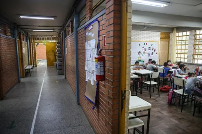 PORTO ALEGRE, RS, BRASIL - 2022.03.29 - Os desafios da alfabetização na volta às aulas. Matéria para o DG+. Na foto: Escola Municipal José Mariano beck. (Foto: ANDRÉ ÁVILA/ Agência RBS)Indexador: Andre Avila<!-- NICAID(15054415) -->