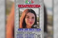 Karyn Lima Souza e Silva, jovem de 24 anos, está desapareida. Vista pela última vez em São José no dia 15 de abril.<!-- NICAID(16268617) -->