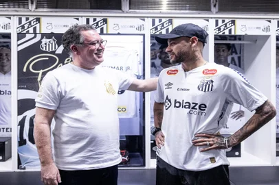 Marcelo Teixeira, Neymar, futebol. Santos FC
