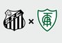 Santos x América-MG: onde assistir, prováveis escalações e arbitragem 