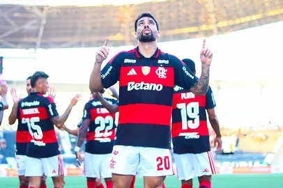 Lucas Paquetá marcou o primeiro gol do Flamengo. Foto: Gilvan de Souza/Flamengo/Divulgação<!-- NICAID(16226034) -->