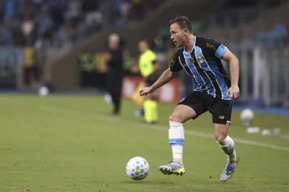 PORTO ALEGRE, RS, BRASIL, 21-04-2026: Grêmio x Confiança-SE, partida de ida da quinta fase da Copa do Brasil. O jogo será na Arena, em Porto Alegre. Foto: Bruno Todeschini/Agência RBSIndexador: Bruno Todeschini<!-- NICAID(16270585) -->