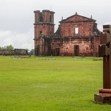 SÃO MIGUEL DAS MISSÕES, RS, BRASIL - 2020.09.16 - Turismo em época de pandemia, nas Ruínas de São Miguel das Missões. (Foto: ANDRÉ ÁVILA/ Agência RBS)Indexador: Andre Avila<!-- NICAID(14595840) -->