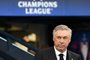 Real Madrid's Italian coach Carlo Ancelotti reacts ahead of the UEFA Champions League second leg semi-final football match between Manchester City and Real Madrid at the Etihad Stadium in Manchester, north west England, on May 17, 2023. (Photo by Paul ELLIS / AFP)Editoria: SPOLocal: ManchesterIndexador: PAUL ELLISSecao: soccerFonte: AFPFotógrafo: STF<!-- NICAID(15431637) -->