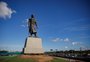 Restauração da estátua do Laçador será executada em tempo menor do que o previsto
