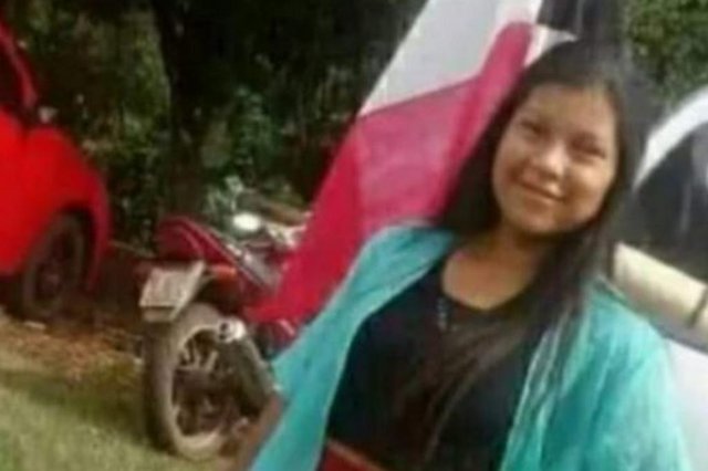 Jovem caingangue Daiane Griá Sales, 14 anos, assassinada em Redentora, município da regiao noroeste do RS.Ela vivia na Reserva da Guarita, a maior do Rio Grande do Sul.<!-- NICAID(14857239) -->