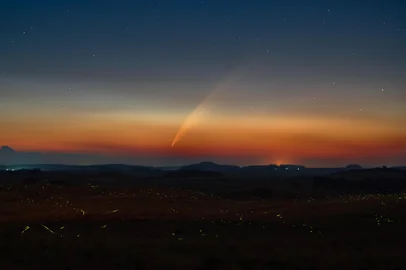Cometa que orbita no Sistema Solar é flagrado no céu de Jaquirana<!-- NICAID(15956594) -->