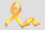 Realistic gold ribbon. World childhood cancer symbol 15th of february.Ribbon do Setembro Amarelo - Foto: Sk Elena/stock.adobe.comFonte: 321895567<!-- NICAID(15531249) -->