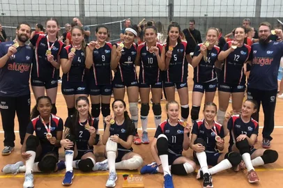 A equipe Sub14 da APV/UCS, atual campeã gaúcha, comandada pelos técnicos Felipe Schinatto e Bernardo Lovatel, venceu neste sábado dia 26/04 de forma invicta a Copa RS da categoria.<!-- NICAID(15747290) -->