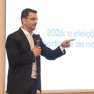 Pré-candidato ao governo do RS Marcelo Maranata participa de Reunião Almoço na CIC.<!-- NICAID(16311678) -->