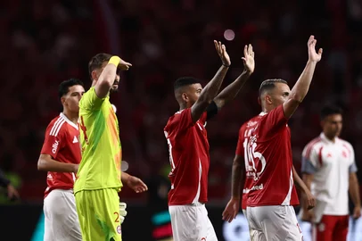 PORTO ALEGRE, RS , BRASIL, 25-01-2026: Internacional x Grêmio, clássico GRE-NAL número 449, válido pela quinta rodada do Gauchão 2026, realizado no estádio Beira-Rio. Foto: Bruno Todeschini/Agência RBSIndexador: Bruno Todeschini<!-- NICAID(16211523) -->
