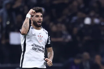 BRASILEIRO A 2025, CORINTHIANS X INTERNACIONALSP - BRASILEIRO A 2025, CORINTHIANS X INTERNACIONAL - ESPORTES - SP - SÃO PAULO - 03/05/2025 - BRASILEIRO A 2025, CORINTHIANS X INTERNACIONAL - Yuri Alberto jogador do Corinthians comemora seu gol durante partida contra o Internacional no estádio Arena Corinthians pelo campeonato Brasileiro A 2025. 03/05/2025 - Foto: MARCELLO ZAMBRANA/AGIF - AGÊNCIA DE FOTOGRAFIA/AGIF - AGÊNCIA DE FOTOGRAFIA/ESTADÃO CONTEÚDOEditoria: ESPORTESLocal: SÃO PAULOIndexador: MARCELLO ZAMBRANAFotógrafo: AGIF - AGÊNCIA DE FOTOGRAFIA<!-- NICAID(16029421) -->