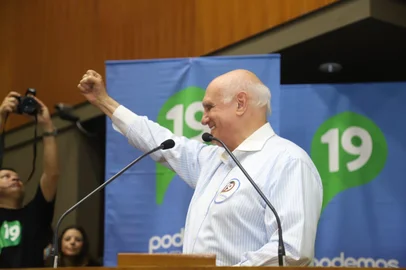*A PEDIDO DE FABIO SCHAFFNER* Convenção partidária do Podemos - Foto: Luiz Rodrigues/Divulgação<!-- NICAID(15157006) -->