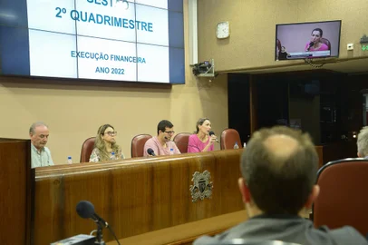 Secretaria Municipal de Saúde (SMS) divulga a prestação de contas do segundo quadrimestre na Câmara dos Vereadores, em Caxias do Sul<!-- NICAID(15248192) -->