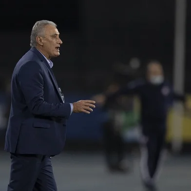 Brasil x Chile pelas quartas de final da Copa América 2021. Na foto: técnico Tite.Lucas Figueiredo/CBF