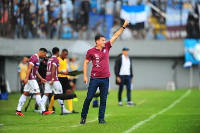 CAXIAS DO SUL, RS, BRASIL, 20/01/2024. Caxias x Grêmio, jogo válido pela primeira rodada do Campeonato Gaúcho (Gauchão 2024) e realizado no estádio Centenário. (Porthus Junior/Agência RBS)<!-- NICAID(15656248) -->