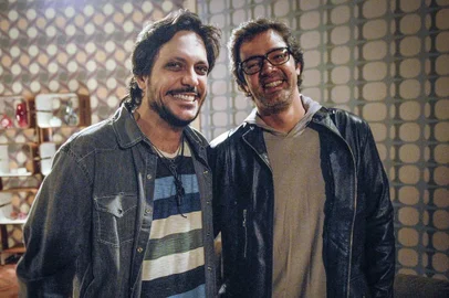 Tuco (Lúcio Mauro Filho) e diretor (Bruno Mazzeo)  *** Local Caption *** cap 451  cena 7 <!-- NICAID(15793400) -->