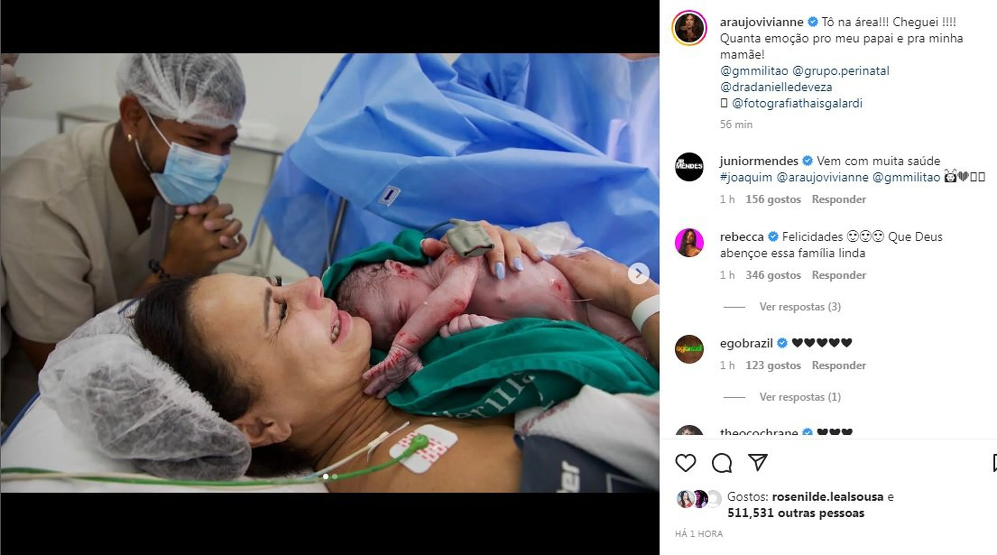 Reprodução/Instagram @araujovivianne