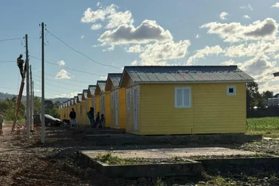 Instituto Dunga entrega 34 casas para famílias atingidas pela enchente em Candelária, no Vale do Rio Pardo.<!-- NICAID(16145586) -->