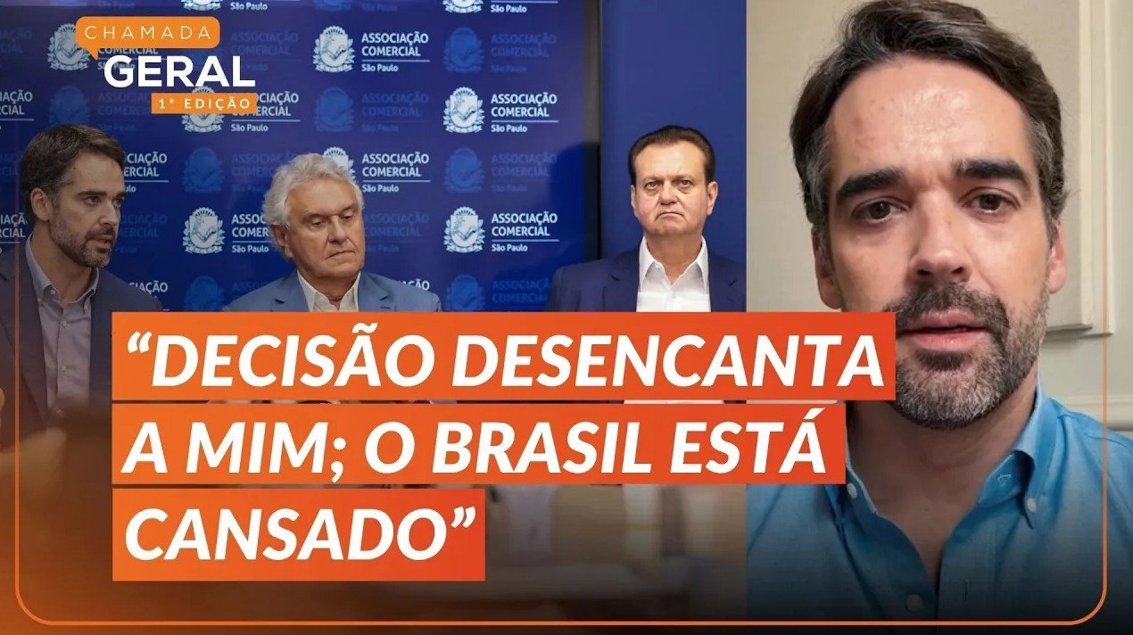 Eduardo Leite critica PSD por escolher Caiado como candidato &agrave; Presid&ecirc;ncia
