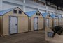 Montagem de casas provisórias cedidas pela ONU avança em Canoas