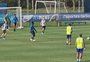 Grêmio testa Diego Costa e Nathan Fernandes em primeiro treino antes do Gre-Nal