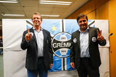 07/11/2022 - PORTO ALEGRE, RS - Primeiro turno da eleição presidencial do Grêmio no Conselho Deliberativo. FOTO: Camila Hermes / Agência RBS<!-- NICAID(15258255) -->