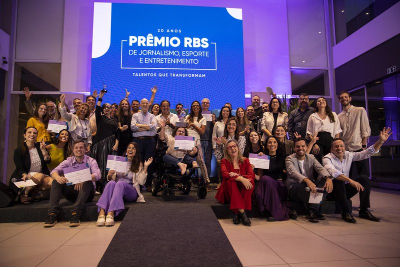 PORTO ALEGRE, RS, BRASIL, 23.04.2024: entrega do Prêmio RBS de Jornalismo e Entretenimento. Foto: Camila Hermes/Agencia RBS<!-- NICAID(15743329) -->