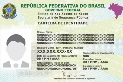 Novos modelos da carteira de identidade. Foto: Ministério da Gestão e da Inovação em Serviços Públicos / Divulgação<!-- NICAID(15433001) -->