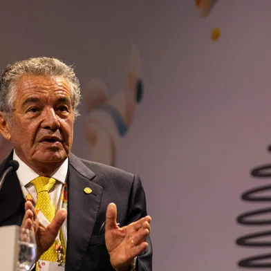 Marco Aurélio Mello - ex-ministro do STF - Painel “Os limites do poder do Estado” no Fórum da Liberdade - PORTO ALEGRE, RS, BRASIL, 04.04.2024: painel “Os limites do poder do Estado”, com Marco Aurélio Mello, Michel Temer e Rogério Marinho com moderação de Ricardo Gomes no primeiro dia de Fórum da Liberdade. Foto: Camila Hermes/Agencia RBS<!-- NICAID(15726165) -->