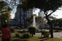 CAXIAS DO SUL, RS, BRASIL (03/09/2021)Praça Dante. Matéria da sobre a revitalização da praça, que está sendo proposta pela prefeitura em conversa com entidades. (Antonio Valiente/Agência RBS)<!-- NICAID(14880361) -->