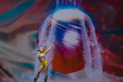 Zara Larsson se apresenta no Rock in Rio 2024.Fotos: CAROLDEMPER/Rock In Rio/Divulgação<!-- NICAID(15867041) -->