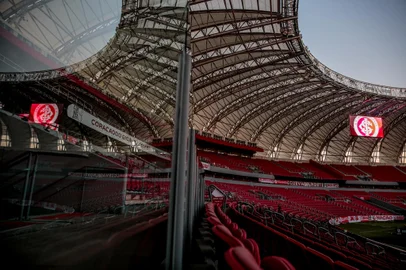 PORTO ALEGRE, RS, BRASIL - 26.05.2021 - O Inter encerra a participação na fase de grupos da Libertadores no Beira-Rio, contra o Always Ready-BOL. (Foto: Marco Favero/Agencia RBS)<!-- NICAID(14793582) -->