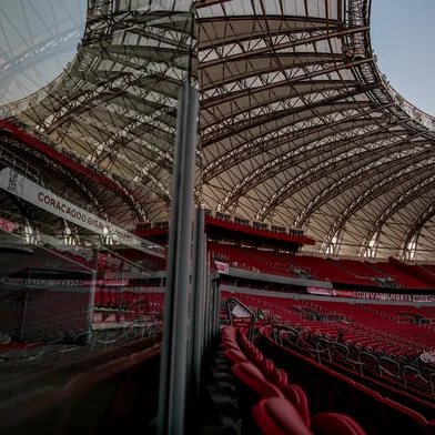 PORTO ALEGRE, RS, BRASIL - 26.05.2021 - O Inter encerra a participação na fase de grupos da Libertadores no Beira-Rio, contra o Always Ready-BOL. (Foto: Marco Favero/Agencia RBS)<!-- NICAID(14793582) -->