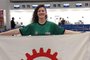 A mesatenista Caxiense Sabrina Cagnin Moschen, embarcou ontem para Aracaju onde representará o Estado nos Jogos da Juventude na modalidade de Tênis de Mesa.<!-- NICAID(15195206) -->