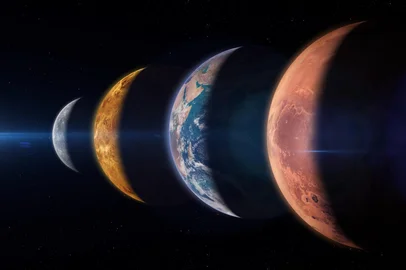 Conceito de alinhamento planetário - Foto: revers_jr/stock.adobe.comFonte: 755551673<!-- NICAID(15960148) -->
