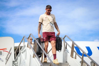 Fort Lauderdale, FL, Estados Unidos - 24/06/2025 - Fluminense desembarca em Fort Lauderdale, Flórida, para terceira partida da Copa do Mundo de Clubes FIFA 2025. (Foto: Marcelo Gonçalves / Fluminense FC)<!-- NICAID(16066820) -->