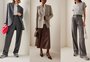 Alfaiataria cinza surge como alternativa para o guarda-roupa funcional