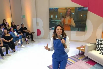 Cris Silva e Giulia Perachi no Baita Sábado. Foto: RBSTV/Reprodução<!-- NICAID(15734489) -->